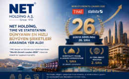 NET HOLDİNG DÜNYANIN HIZLI BÜYÜYEN ŞİRKETLERİ ARASINDA